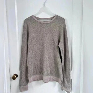 Life/After/Denim Crewneck Pink Sweatshirt